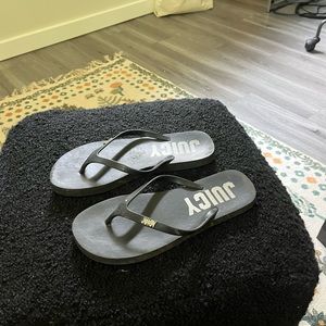 Juicy Couture flip flops